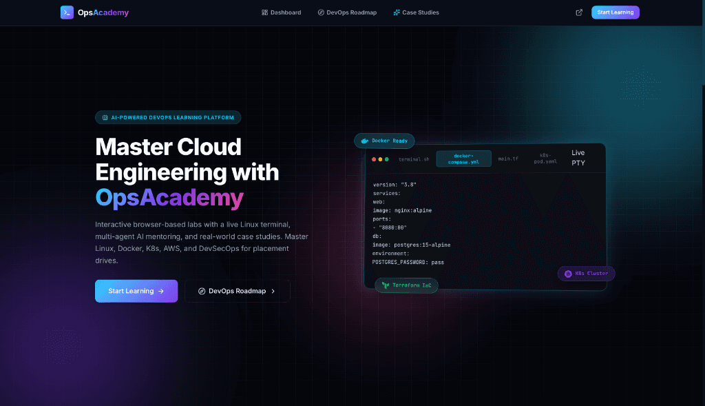 OpsAcademy screenshot